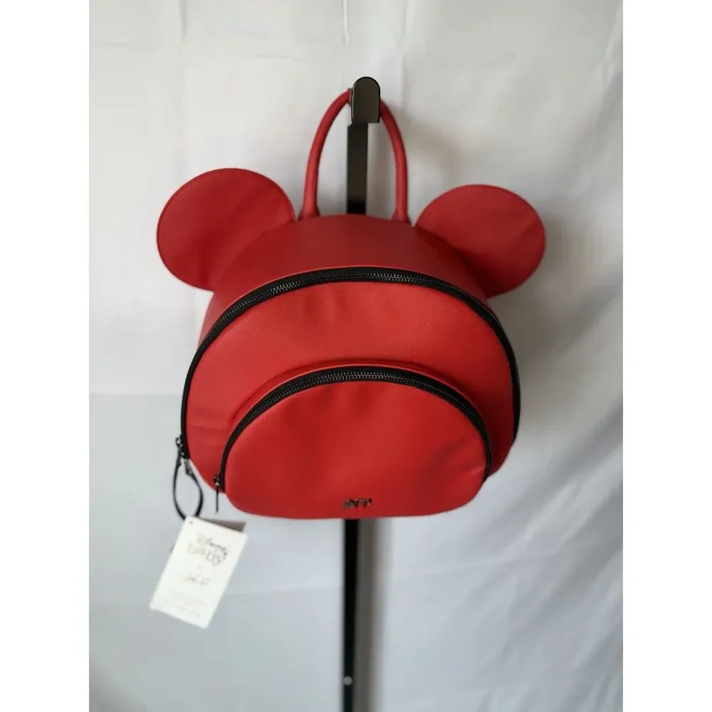 Disney Baby x Freshly Picked Mickey Anaheim Backpack Diaper Bag in Rogue Red